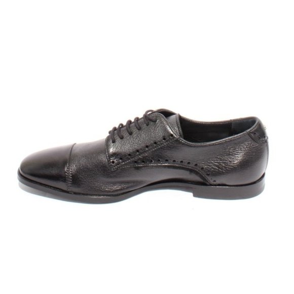 Italian Cesare Paciotti 57200 Black Calfskin Leather Classic Dress Shoes main image 6